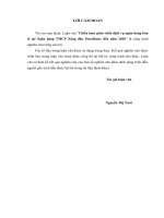 luận văn thạc sĩ quản trị chiến lược Chiến lược phát triển dịch vụ ngân hàng bán lẻ tại Ngân hàng TMCP Xăng dầu Petrolimex đến năm 2020