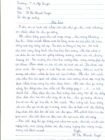 BÀI VĂN TẢ CON VẬT CỦA HỌC SINH