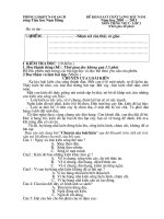 Đề khảo sát chất lượng môn Tiếng Việt lớp 3