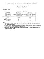 Đề Thi Tin học trẻ không chuyên toàn quốc