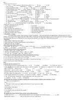 ÔN TẬP TIẾNG ANH THI KÌ II