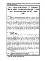 CHUYÊN ĐỀ CÔNG NGHỆ 8