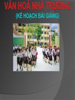 Xây dựng văn hóa nhà trường