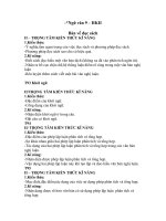 Trọng tâm kiến thức 9