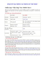 bí quyết đạt điểm cao trong kỳ thi toeic