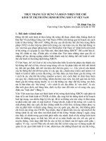 báo cáo khoa học kinh tế đề tài Thực trạng xây dựng và hoàn thiện thể chế kinh tế thị trường định hướng XHCN ở Việt Nam