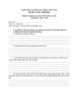 Mẫu đánh giá, xếp loại GV - PHT theo QĐ 06