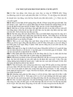 Giải bài toán bằng cách lập PT-BT hay