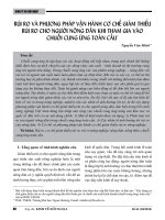 Tính hiệu quả trong phối hợp chính sách tiền tệ và chính sách tài khóa tại Việt Nam hiện nay