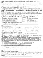 TUYỂN ĐỀ THI TIẾNG ANH LỚP 7 KÌ II