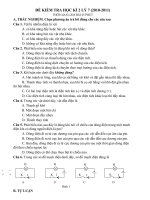 đề kiểm tra học kì 2 lý 7