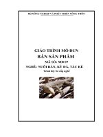 Giao trinh MD07   bán sản phẩm