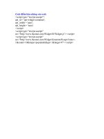 Code nhúng điểm báo vào Web