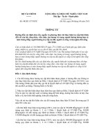 Thông tư 48/2011 Về trợ cấp khó khăn