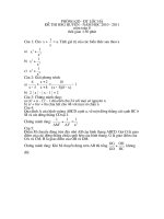 De thi  HSG  toan 8 huyen Loc ha - ha tinh nam 2010 - 2011