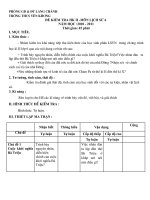 Đề thi học kì II Môn Lịch sử