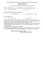 Hafddeef thi khảo sát chất lượng HSG huyện Lộc Hà năm học 2010-2011