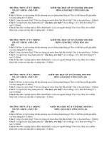 De Ki II Lop 10 ( co Huong dan Dap An)