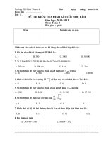 ĐỀ THI CUOI HK2 LOP 4 TOAN