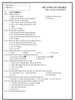 Đề Cương HKII -TIN HỌC 6 ( 2010-2011)