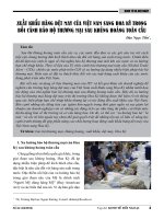 Xuất khẩu hàng dệt may của Việt Nam sang Hoa Kỳ trong bối cảnh bảo hộ thương mại sau khủng hoảng toàn cầu