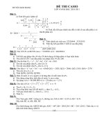 đề thi CASIO lớp 8 nămm học 2010-2011