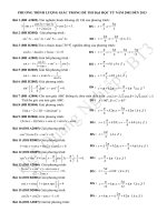 Phương trình lượng giác thi đại học từ 2002 2013
