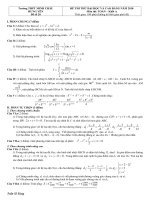 Đề&ĐA Toán tự luyện thi ĐHCĐ số 20