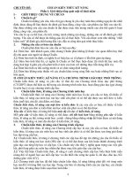 Chuyên Đề Chuẩn Kiến Thức Kĩ Năng Môn Toán