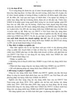 chiến lược sản xuất kinh doanh cho doanh nghiệp vận tải (TT)