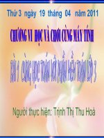 Bài 1 Học toán với phần mềm cùng học toán lớp 3