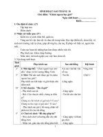 NỘI DUNG SINH HOẠT SAO NHI ĐỒNG