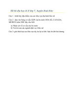 đề thi học kì II lớp 7 huyện hoài đức