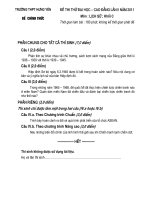 DE THI THU DAI HOC LAN THU II