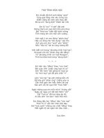 THƠ TÌNH HÓA HỌC