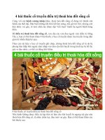 4 bài thuốc cổ truyền điều trị thoái hóa đốt sống cổ