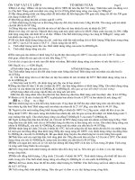 TỎNG ÔN TẬP VẬT LÝ 8