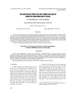 VIỆT NAM VỚI QUÁ TRÌNH TỰ DO HOÁ THƯƠNG MẠI DỊCH VỤ HƯỚNG TỚI CỘNG ĐỒNG KINH TẾ ASEAN