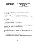 Đề Thi GV giỏi huyện Yên Thế - Tỉnh Bắc giang