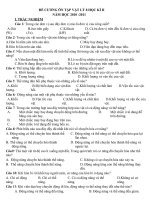 ĐỀ CƯƠNG ÔN TẬP Lí 8 HK II