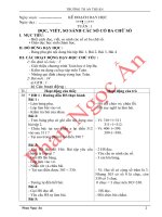 GIÁO ÁN TOÁN LỚP 3 CẢ NĂM