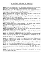 Một số bài toán cụ­­c trị HH