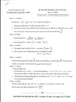 6 đề thi thử Đh- hà nội-2011