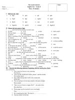 thi lop 8 + key HKII