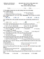 Đề thi - Đáp án Kỳ II Tin 6