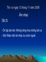 Ôn tập : Những bông hoa những bài ca