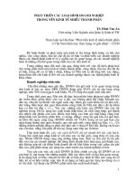 Tham luận tại Hội thảo “Phát triển kinh tế nhiều thành phần ở Việt Nam hiện nay thực trạng và giải pháp” - CIEM