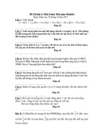 Đề Toán Giao lưu lớp 4 ( nên tham khảo)