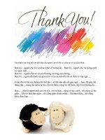 Lời Cảm Ơn Tới Những Người Bạn !!!