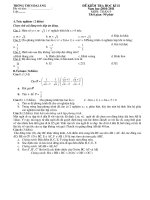 De thi Toan 9 hoc ki 2